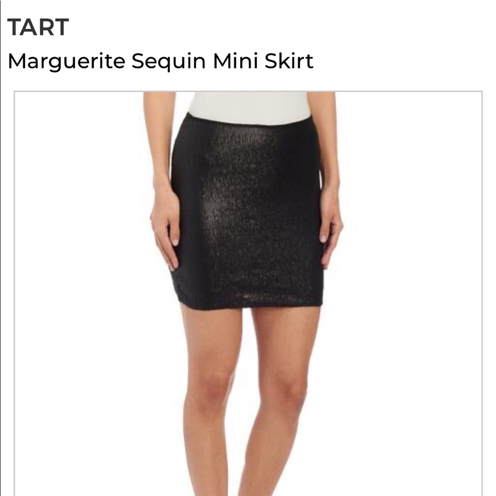 NWT Tart Black Sequin Mini L